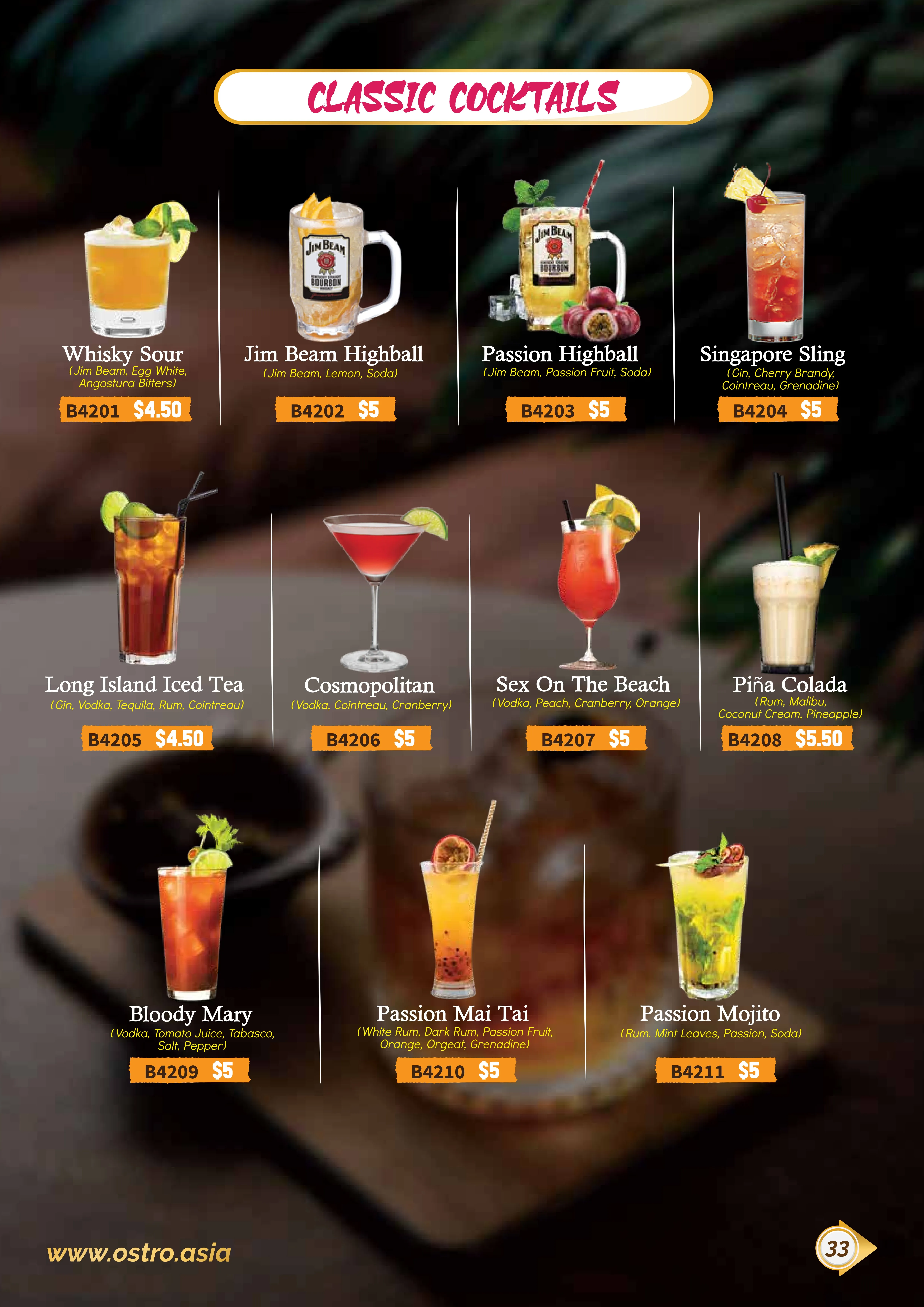 Drinks Menu 2